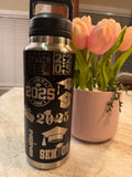 Custom Senior Water Bottle – Class of 2025 | Graduation Gift