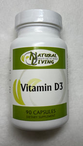 Vitamina D 3 5000U  90 cápsulas