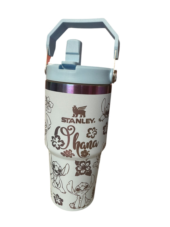 Stanley “Ohana” Disney Special Edition Tumbler – 20 oz with Flip Straw and Handle